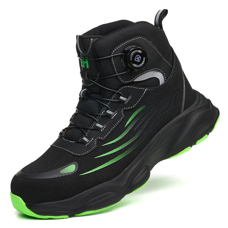 Men's anti smashing and anti piercing hiking work shoes are breathable for men - Outdoors & Sports Tinker Time
