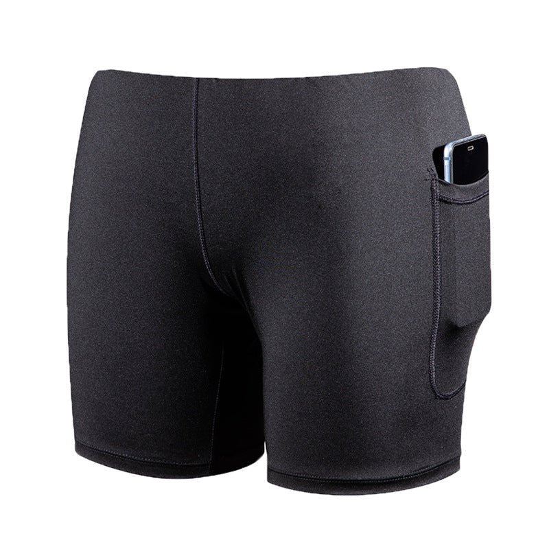 Mens Beach Pants, Zipper Pockets, 2 In 1 Swimming Pants, Mens Anti Embarrassment, Quick Drying, and Anti Splashing Solid Color Shorts - Outdoors & Sports Tinker Time