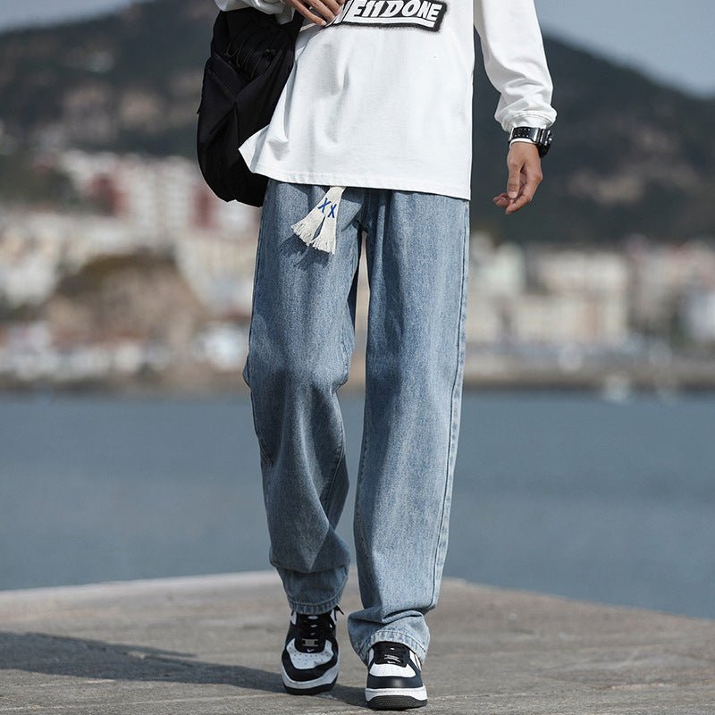 Men's Casual Straight Leg Denim Jeans - Outdoors & Sports Tinker Time