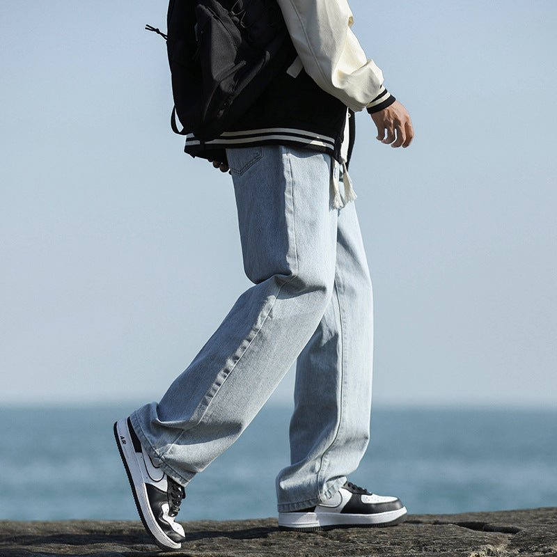 Men's Casual Straight Leg Denim Jeans - Outdoors & Sports Tinker Time