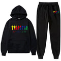 Men's Oversized Letter Print Hoodie and Sweatpants Two-Piece Set - Outdoors & Sports Tinker Time