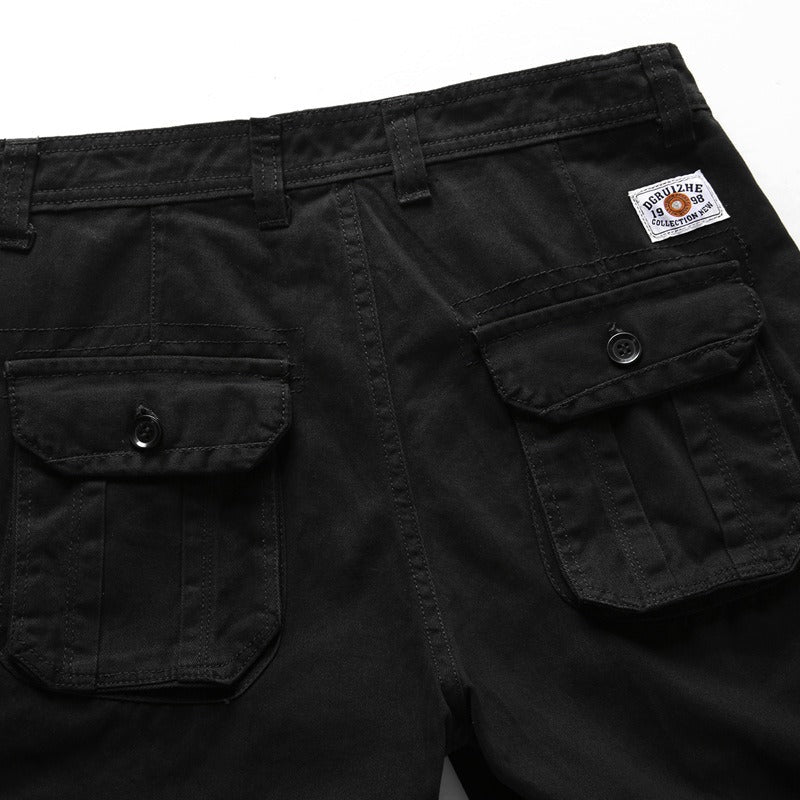 Mens Pants Summer Casual Pants Mens Capris Loose Cargo Pants Cotton Shorts Mens Large Sweatpants Pants - Outdoors & Sports Tinker Time