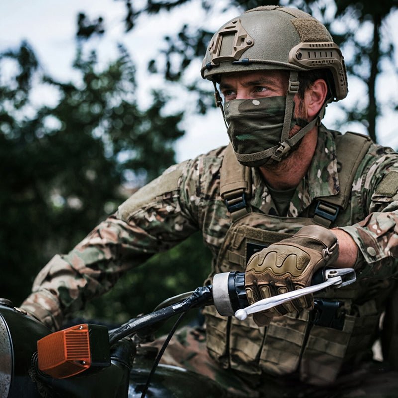 Men’s Tactical Gloves – Full Finger Anti-Slip Combat Gloves for Military, Outdoor & Fitness Use - Outdoors & Sports Tinker Time