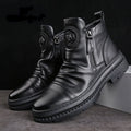 Men's versatile zipper shoes Korean version Martin boots men's casual shoes - Outdoors & Sports Tinker Time