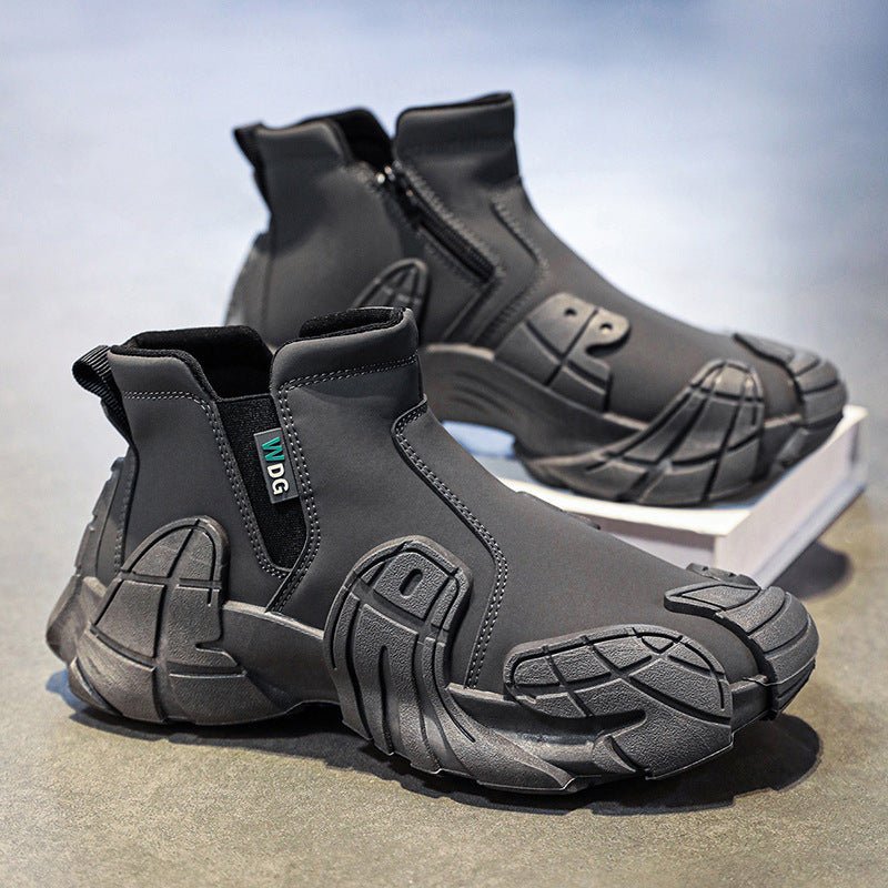 Men's waterproof and anti slip labor protection Martin boots with plush cotton shoes - Outdoors & Sports Tinker Time