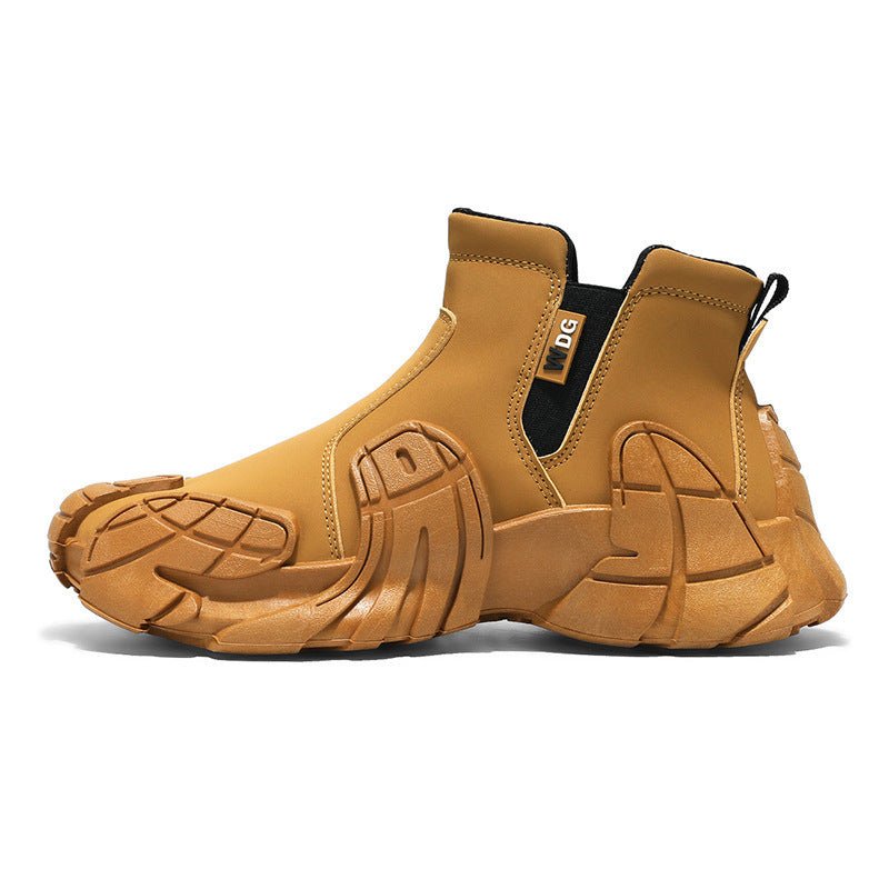Men's waterproof and anti slip labor protection Martin boots with plush cotton shoes - Outdoors & Sports Tinker Time