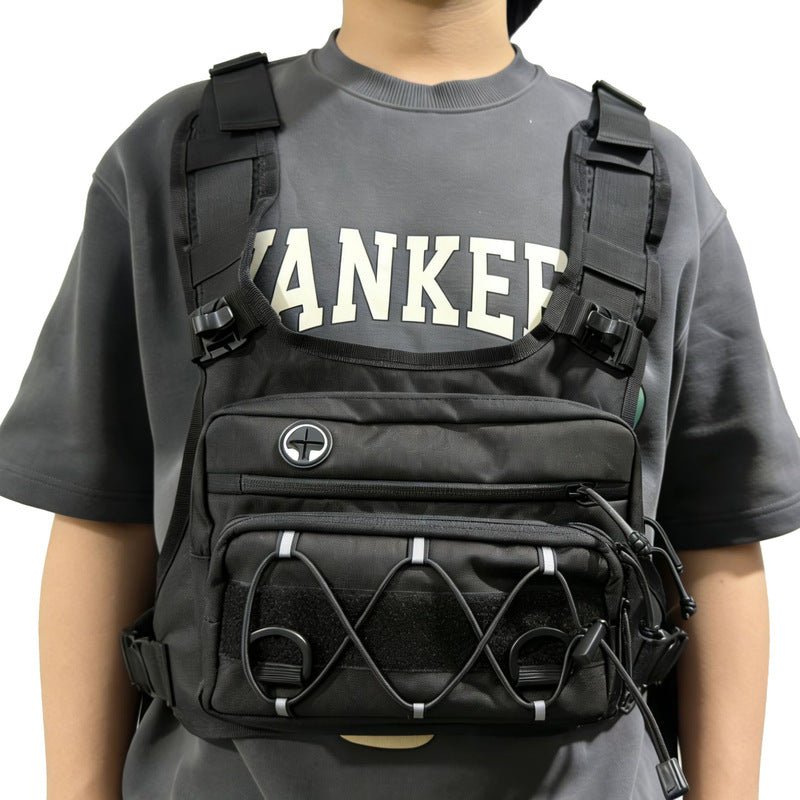 Men’s Waterproof Tactical Chest Bag, Outdoor Crossbody Sling for Hiking, Trail Running, Travel & Camping - Outdoors & Sports Tinker Time