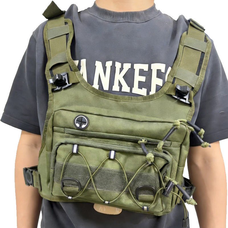 Men’s Waterproof Tactical Chest Bag, Outdoor Crossbody Sling for Hiking, Trail Running, Travel & Camping - Outdoors & Sports Tinker Time