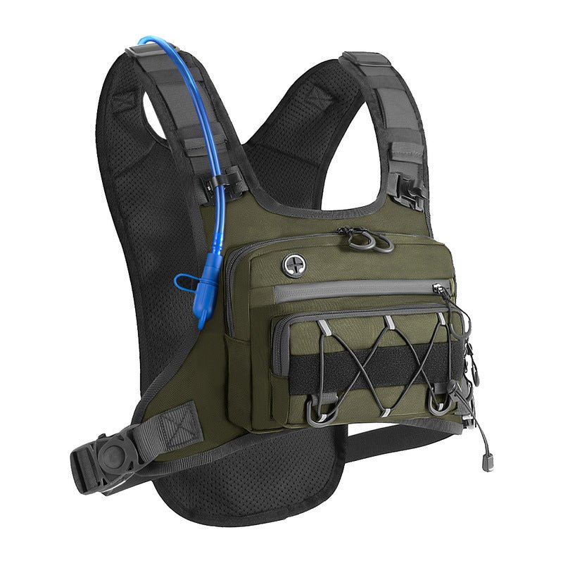 Men’s Waterproof Tactical Chest Bag, Outdoor Crossbody Sling for Hiking, Trail Running, Travel & Camping - Outdoors & Sports Tinker Time