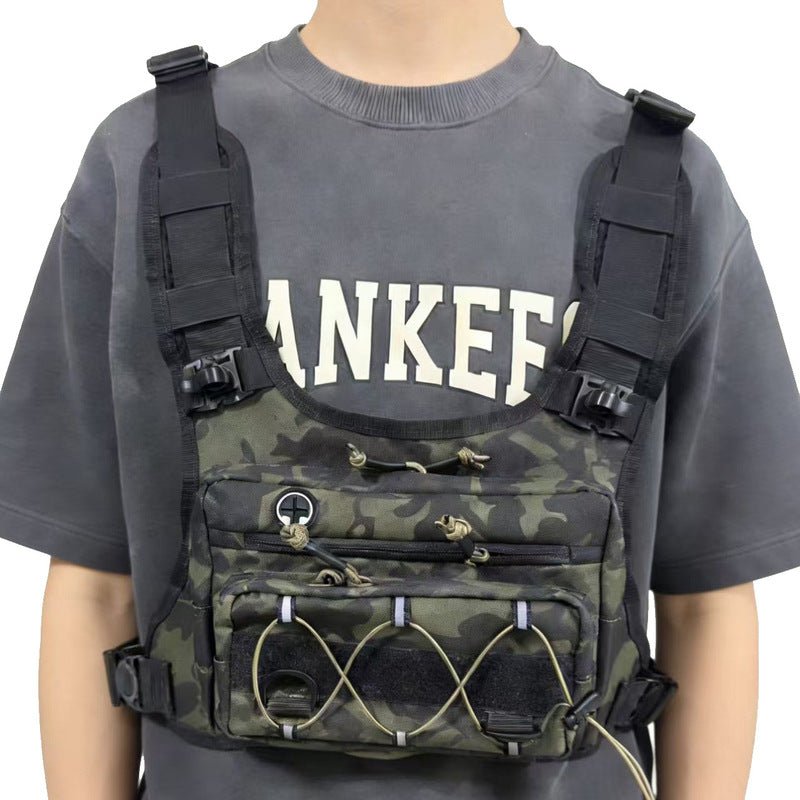Men’s Waterproof Tactical Chest Bag, Outdoor Crossbody Sling for Hiking, Trail Running, Travel & Camping - Outdoors & Sports Tinker Time