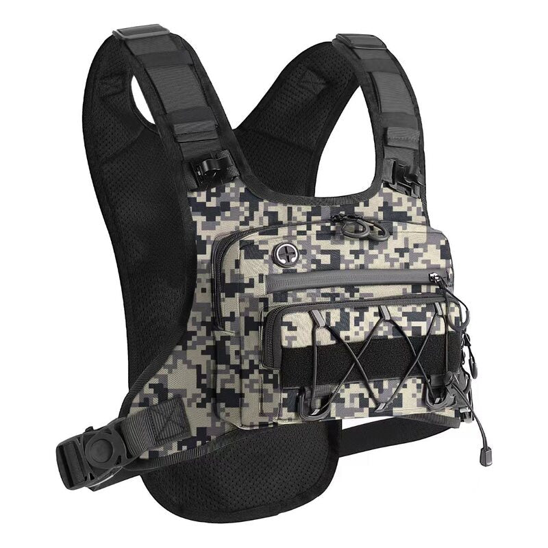 Men’s Waterproof Tactical Chest Bag, Outdoor Crossbody Sling for Hiking, Trail Running, Travel & Camping - Outdoors & Sports Tinker Time