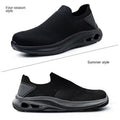 Mesh lightweight one foot labor protection summer mesh anti smashing and anti piercing safety protective shoes - Outdoors & Sports Tinker Time