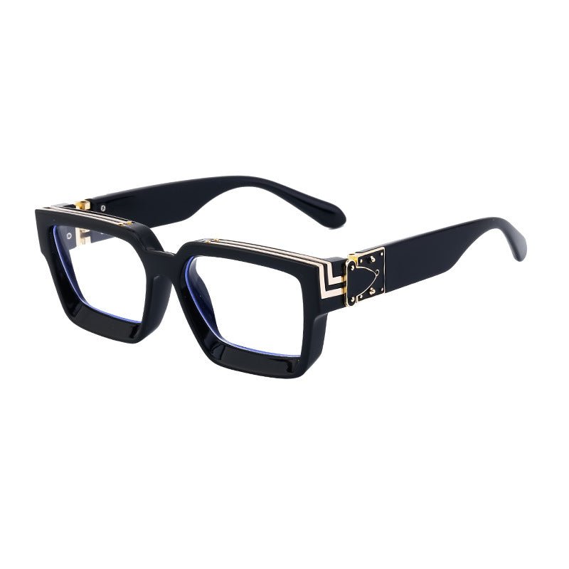 Millionaire Style Sunglasses Men Fashion Trendy Sunglasses Women High-End Square Frame Sunglasses - Outdoors & Sports Tinker Time