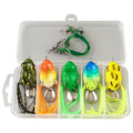 Mini Reptile Lure 3cm 4g Double Tendril Frog Lure with Double Hooks for Bass Fishing Lure - Outdoors & Sports Tinker Time