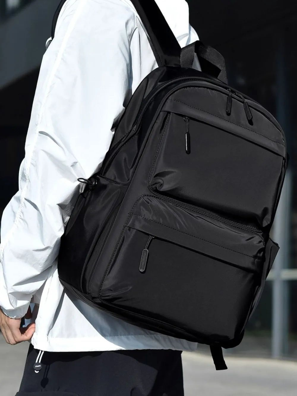 Multi Pocketed Adjustable Strap Backpack Bag - Outdoors & Sports Tinker Time