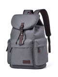 Multi Pockets Adjustable Strap Canvas Backpack Bag - Outdoors & Sports Tinker Time