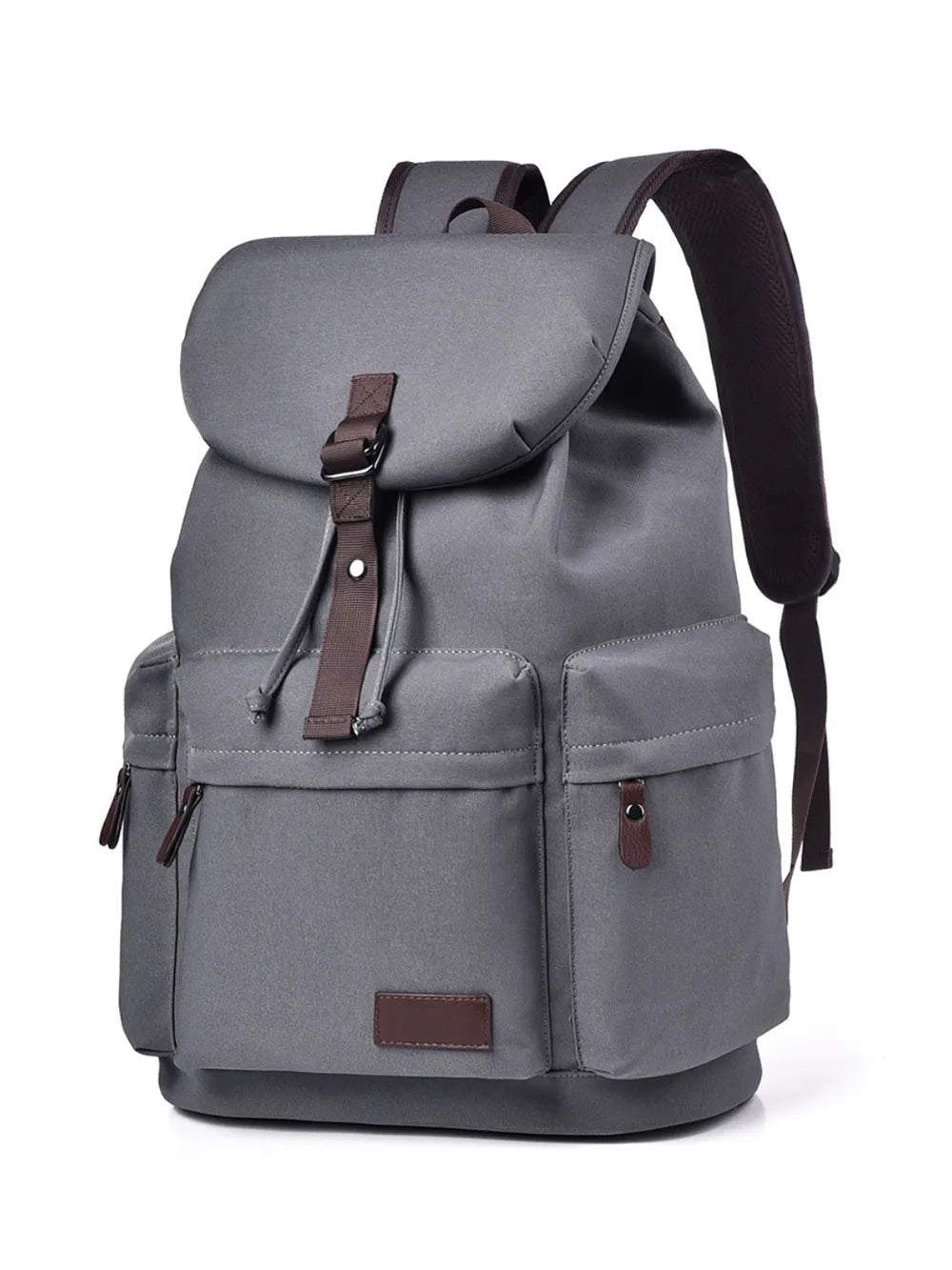 Multi Pockets Adjustable Strap Canvas Backpack Bag - Outdoors & Sports Tinker Time