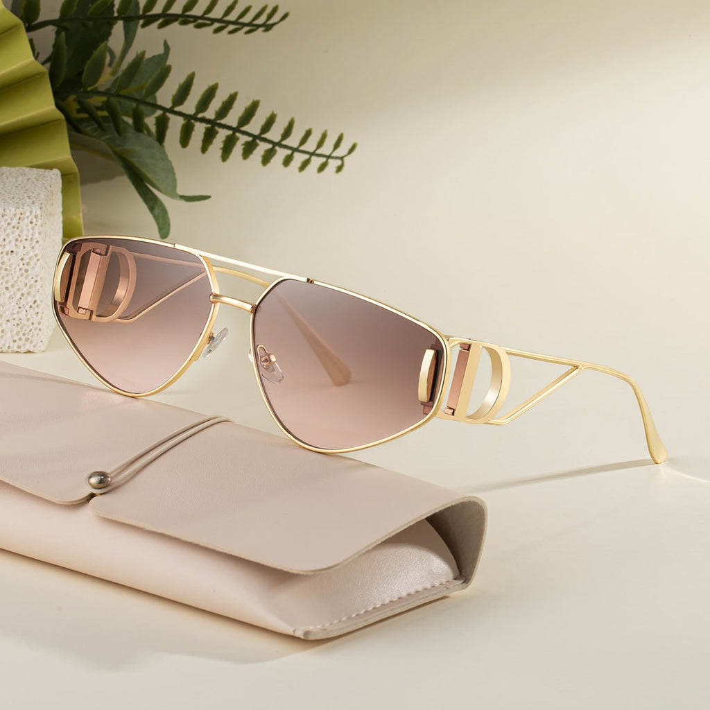 New Fashion Cat Eye Sunglasses for Women, Trendy and Stylish Outdoor Street Sun Protection Sunglasses for Women - Outdoors & Sports Tinker Time