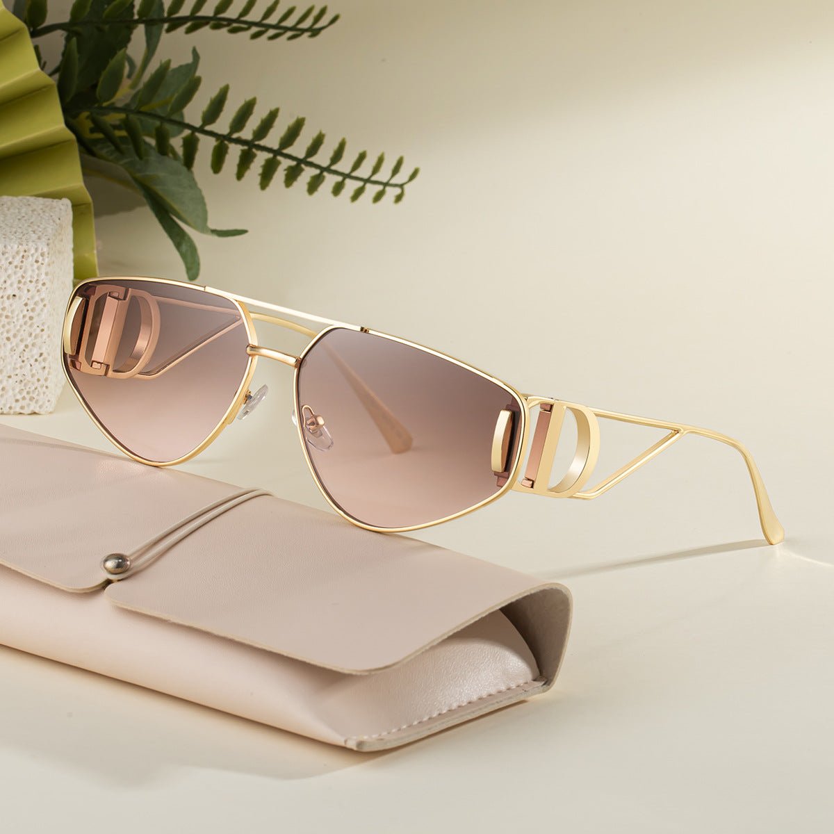 New Fashion Cat Eye Sunglasses for Women, Trendy and Stylish Outdoor Street Sun Protection Sunglasses for Women - Outdoors & Sports Tinker Time
