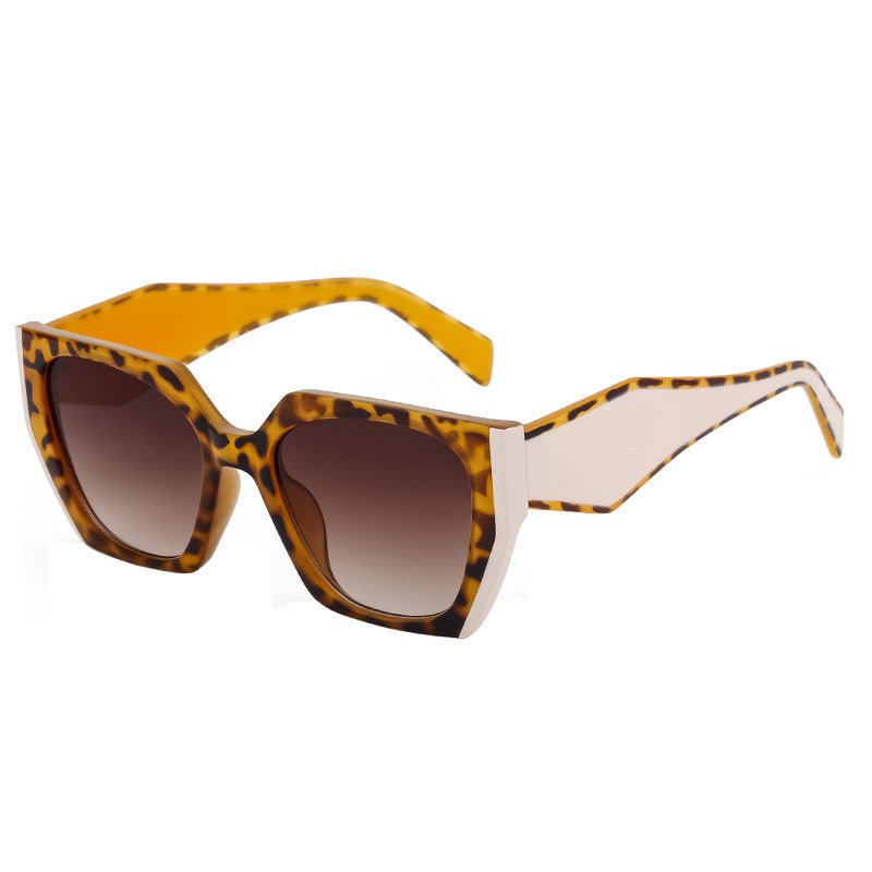 New Fashion Cat-eye Wide Temple Sunglasses for Women, High-end Ins Style, Full-frame UV Protection Sun Glasses - Outdoors & Sports Tinker Time
