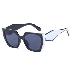 New Fashion Cat-eye Wide Temple Sunglasses for Women, High-end Ins Style, Full-frame UV Protection Sun Glasses - Outdoors & Sports Tinker Time