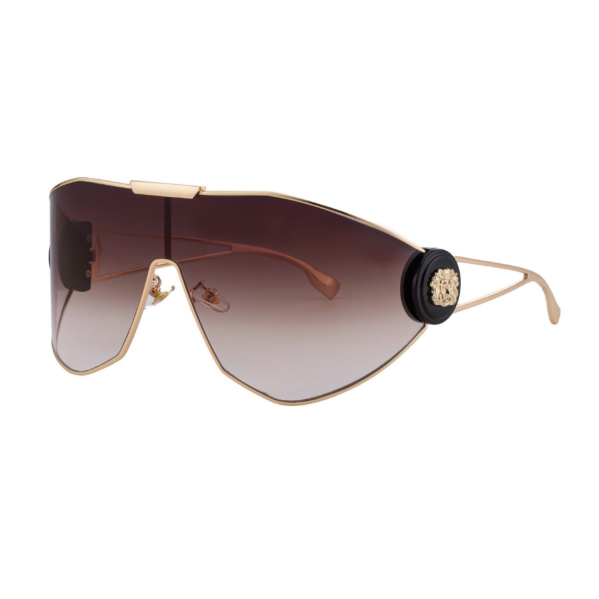 New FashionStyle Full-Frame Sports Sunglasses for Women, Integrated Lens, Outdoor Cycling UV Protection - Outdoors & Sports Tinker Time