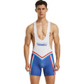 New Mens Tank Top Training Suit Sports Tank Top Wrestling Suit Mens Fitness Swimming Shark Pants - Outdoors & Sports Tinker Time