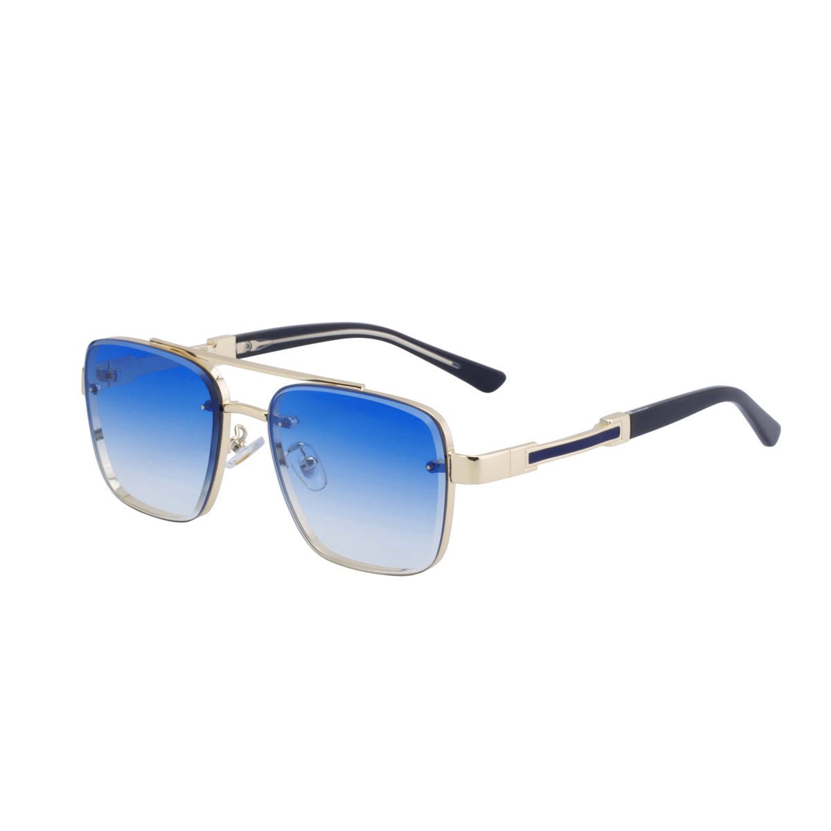New Retro Sunglasses for Men, Square Frame, Stylish Sun Protection Glasses, High-End Men's Sunglasses - Outdoors & Sports Tinker Time