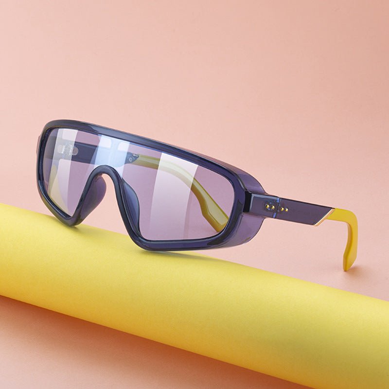 New Steampunk All Inclusive Wind proof Sunglasses Women's One piece Protection FF Sunglasses Fashion - Outdoors & Sports Tinker Time