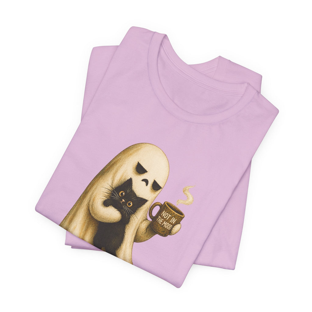 Not in the Mood Ghost Cat T-Shirt - Outdoors & Sports Tinker Time