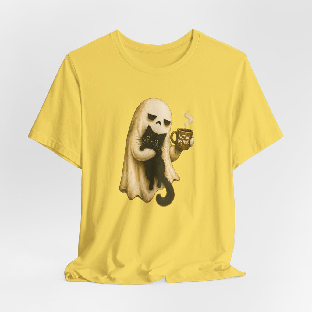 Not in the Mood Ghost Cat T-Shirt - Outdoors & Sports Tinker Time
