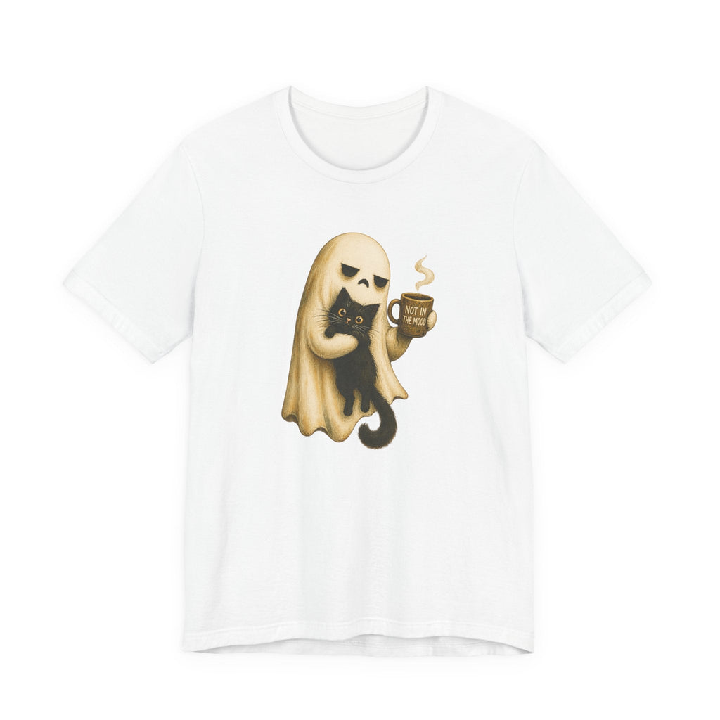 Not in the Mood Ghost Cat T-Shirt - Outdoors & Sports Tinker Time