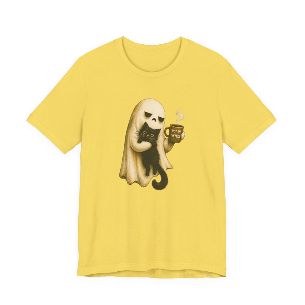 Not in the Mood Ghost Cat T-Shirt - Outdoors & Sports Tinker Time