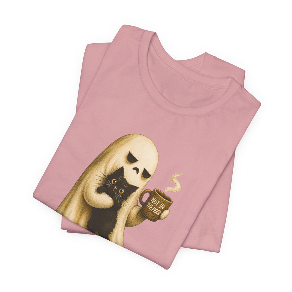 Not in the Mood Ghost Cat T-Shirt - Outdoors & Sports Tinker Time
