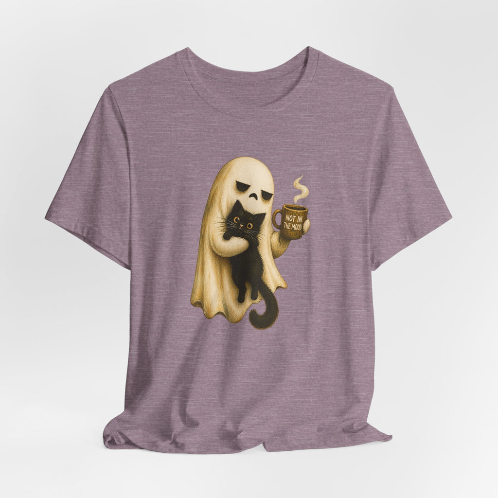 Not in the Mood Ghost Cat T-Shirt - Outdoors & Sports Tinker Time