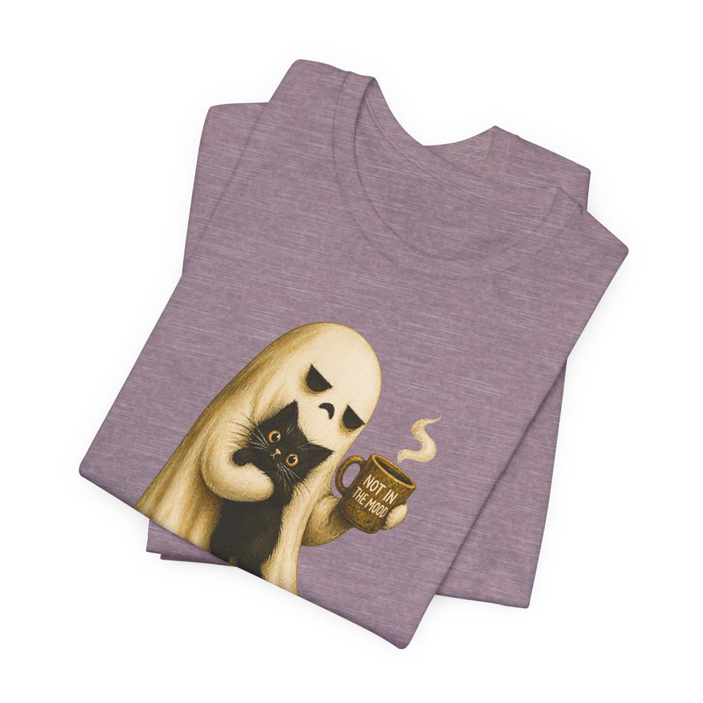 Not in the Mood Ghost Cat T-Shirt - Outdoors & Sports Tinker Time