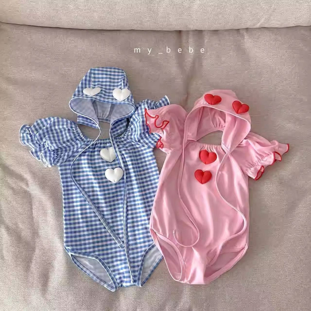 One-piece checkered swimsuit - Outdoors & Sports Tinker Time