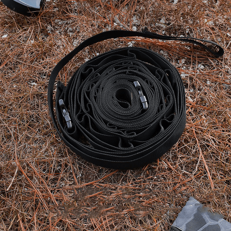Outdoor camping tent storage rope adjustable clothesline strap camping lanyard with 19 hook hangers - Outdoors & Sports Tinker Time