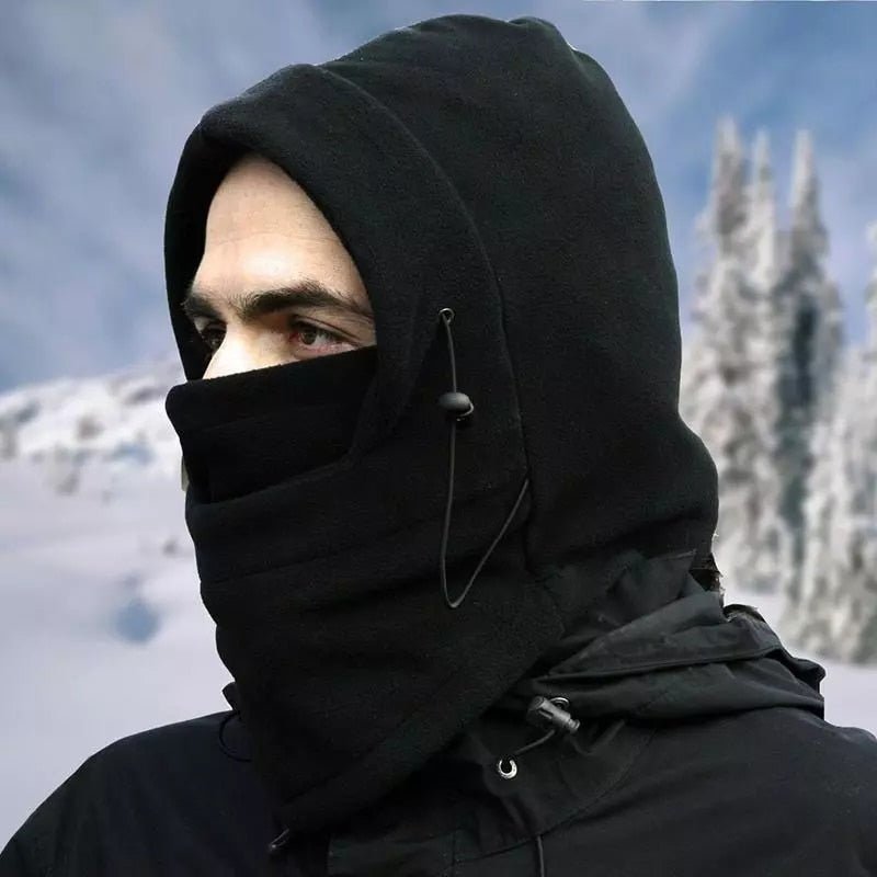 Outdoor Cycling Thermal Cap Cycling Face Protection Neck Windproof Fleece Cap - Outdoors & Sports Tinker Time