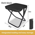 Outdoor Folding Chair, Portable Fishing Chair, Compact Train Stool, Foldable Camping Chair, Mini Camping Bench - Outdoors & Sports Tinker Time