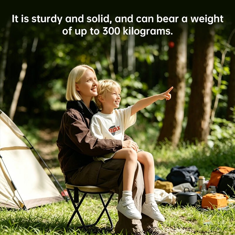 Outdoor Folding Chair, Portable Fishing Chair, Compact Train Stool, Foldable Camping Chair, Mini Camping Bench - Outdoors & Sports Tinker Time