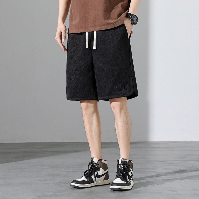 Oversized Shorts for Mens Summer Quarter Pants for Mens Loose Fitting Trendy Mens American Casual Mens Pants - Outdoors & Sports Tinker Time