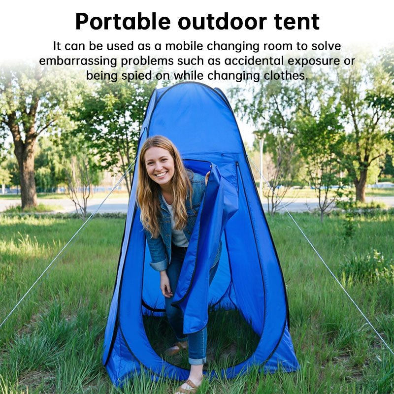 Pop Up Privacy Tent - Instant Outdoor Shower & Portable Toilet for Camping - Outdoors & Sports Tinker Time