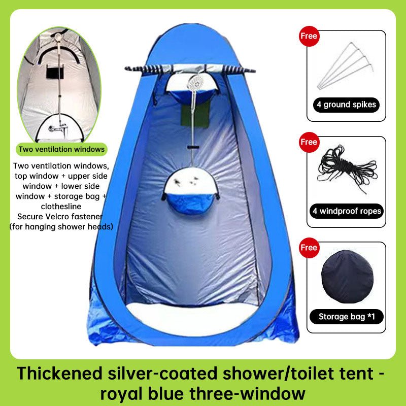 Pop Up Privacy Tent - Instant Outdoor Shower & Portable Toilet for Camping - Outdoors & Sports Tinker Time