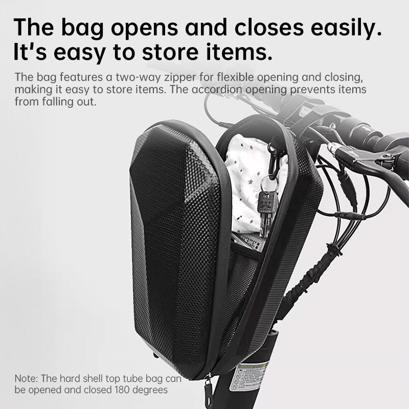 Portable Hanging Storage Bag (3L/4L): Hard-Shell Waterproof for Electric Scooter/Bike (Front, Accessories) - Outdoors & Sports Tinker Time