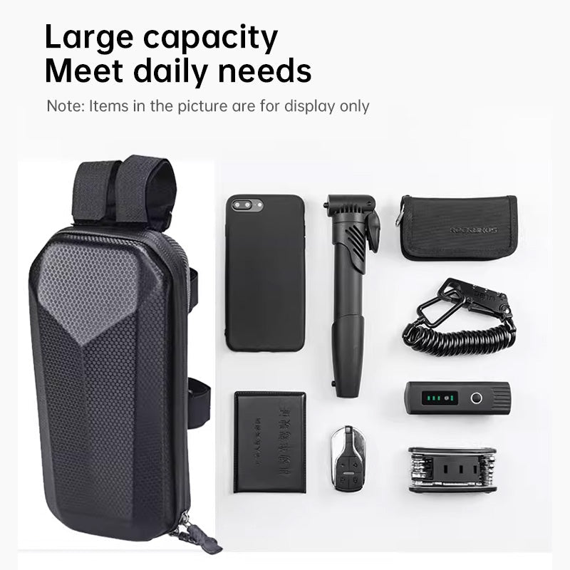 Portable Hanging Storage Bag (3L/4L): Hard-Shell Waterproof for Electric Scooter/Bike (Front, Accessories) - Outdoors & Sports Tinker Time