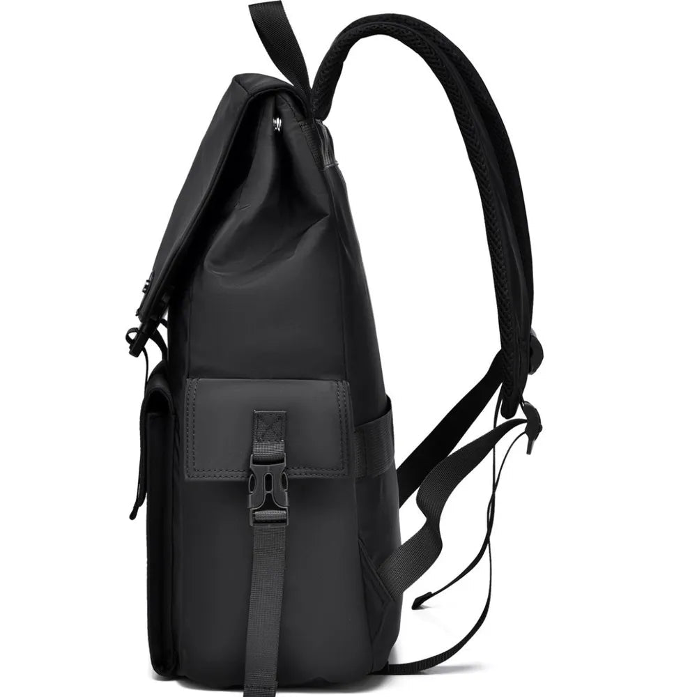 PU Leather Multi-Pockets Adjustable Strap Backpack Bag - Outdoors & Sports Tinker Time