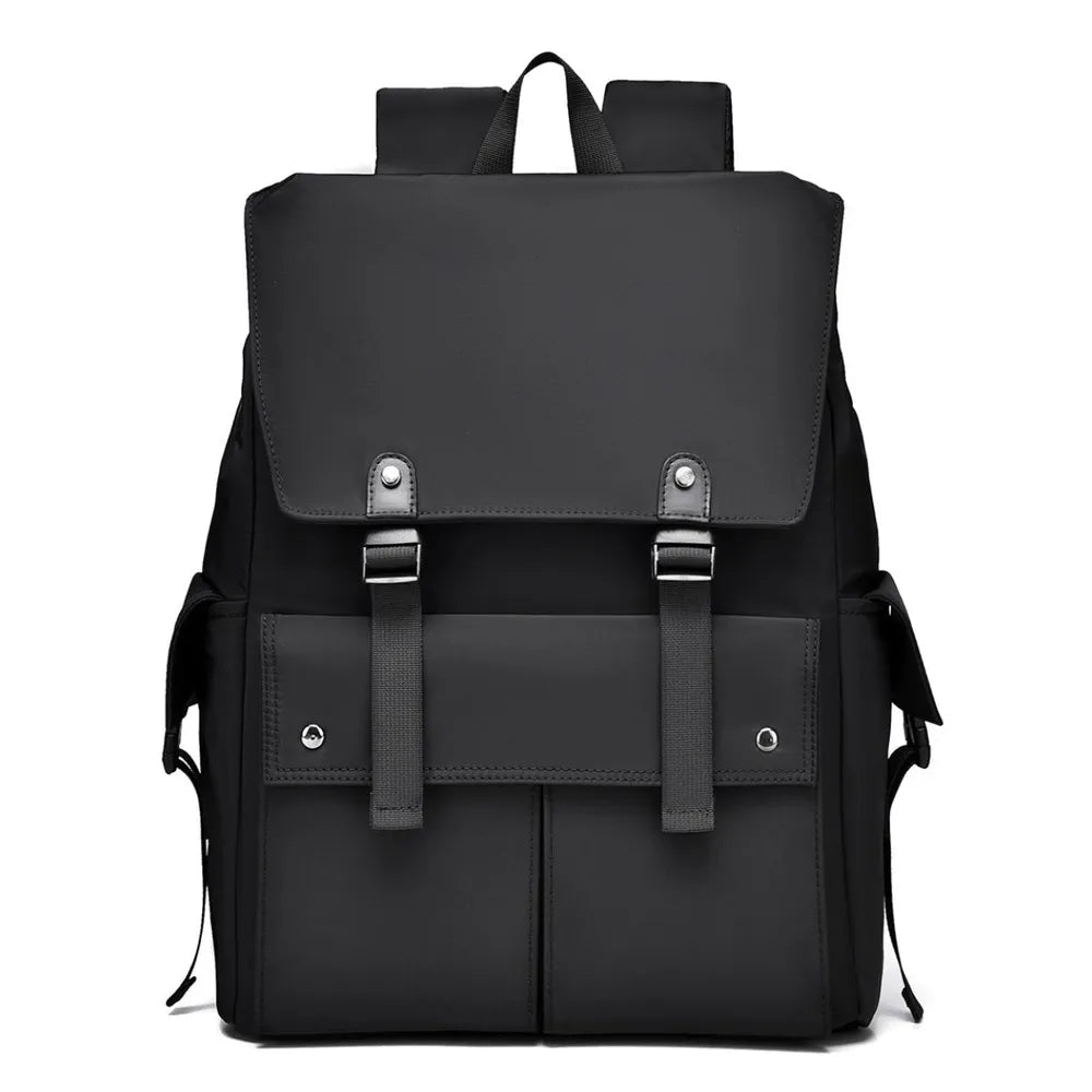 PU Leather Multi-Pockets Adjustable Strap Backpack Bag - Outdoors & Sports Tinker Time