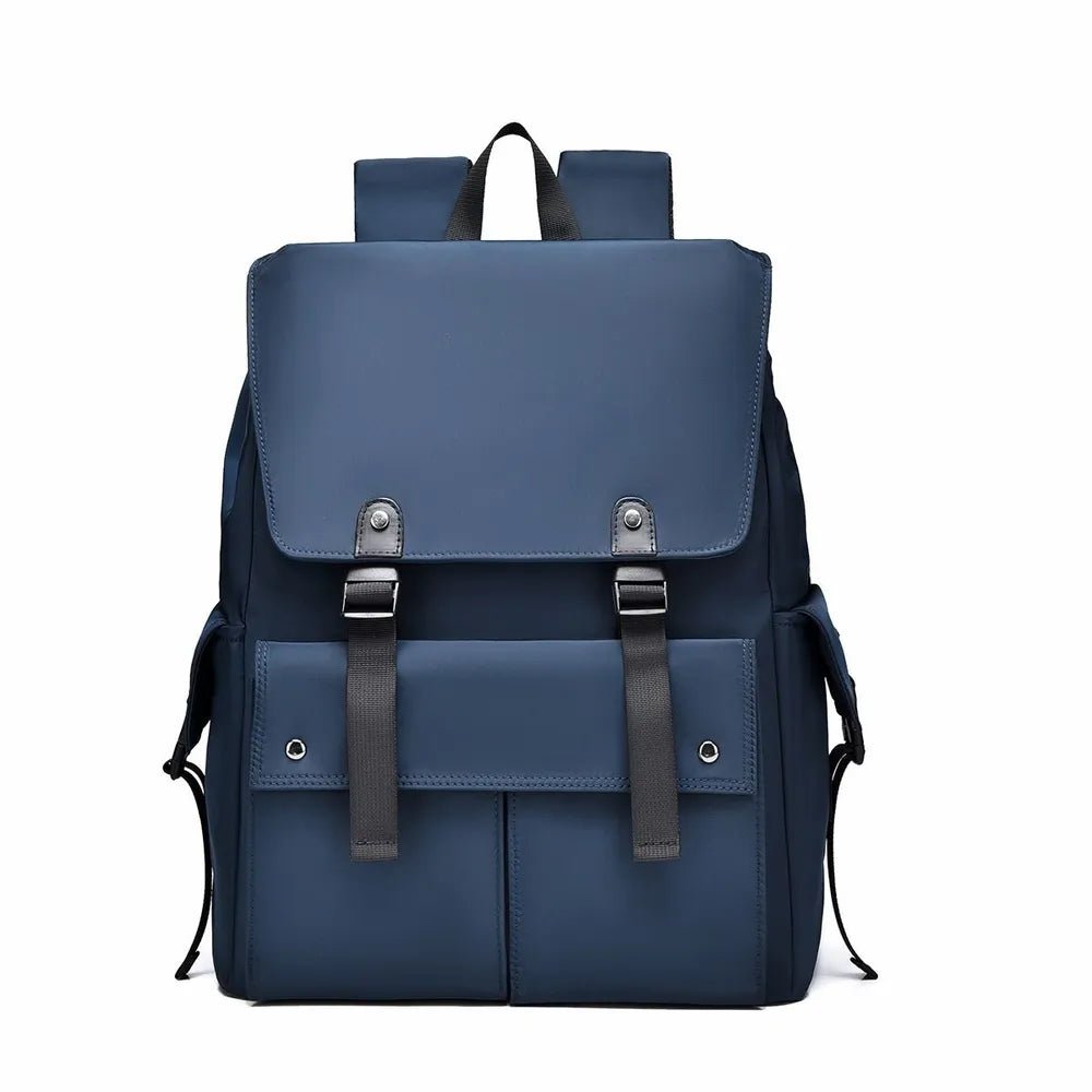 PU Leather Multi-Pockets Adjustable Strap Backpack Bag - Outdoors & Sports Tinker Time