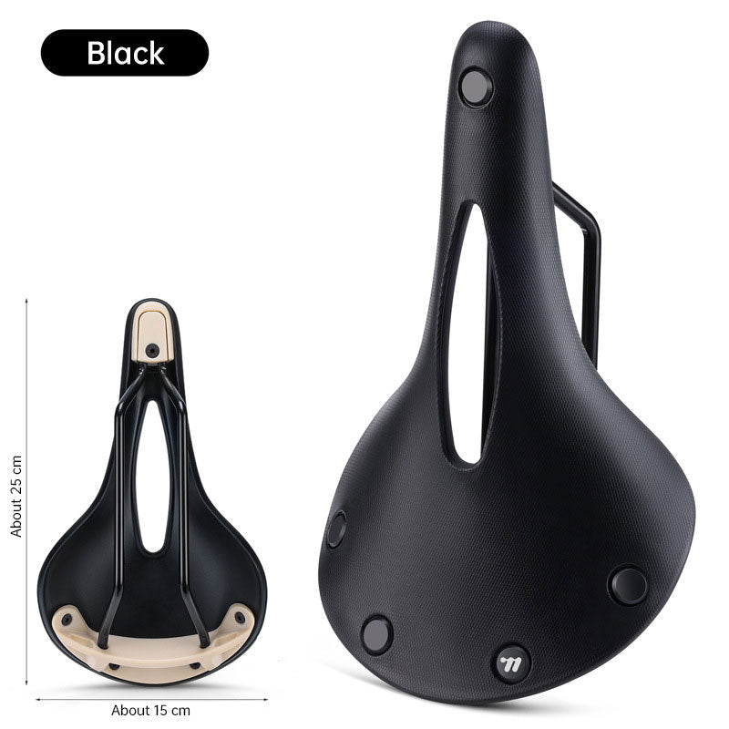 Retro Bicycle Saddle: Wear-resistant, Anti-slip, Multicolor Hollow Cushion – for Road Bikes, BMX, MTB, Touring - Outdoors & Sports Tinker Time